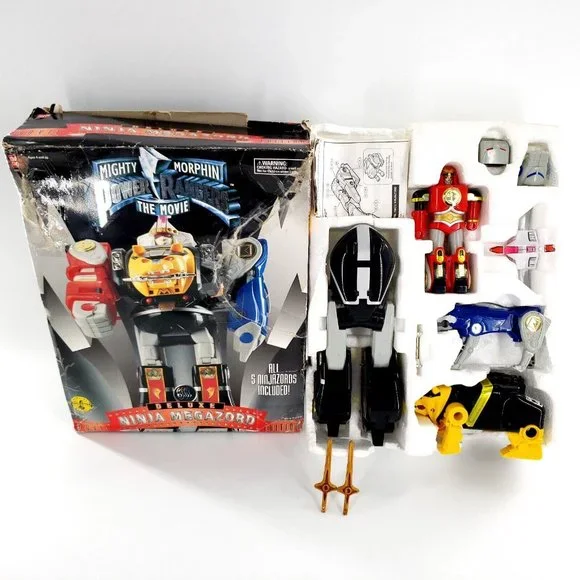 BANDAI - あきページ Mighty Morphin Power Rangers Super Cyborg Megazord (Clear